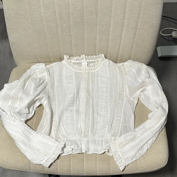 Doen Heloise white long sleeve Blouse - Picture 1 of 4